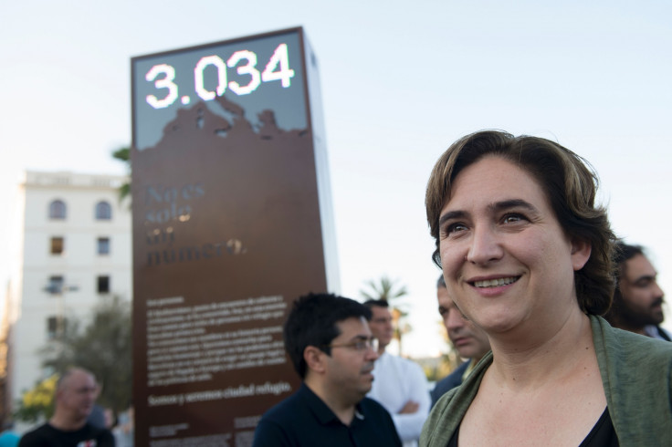 barcelona refugee counter