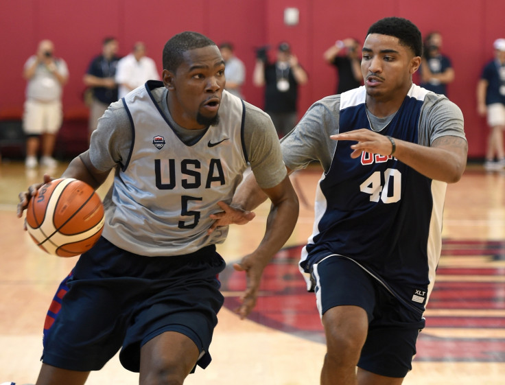 Kevin Durant and Gary Harris