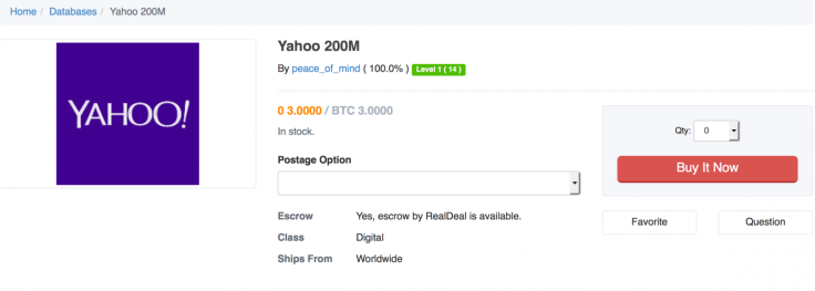 The Real Deal - Yahoo accounts 