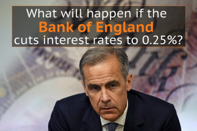 What will happen if the Bank of England cuts interest rate to 0.25%?