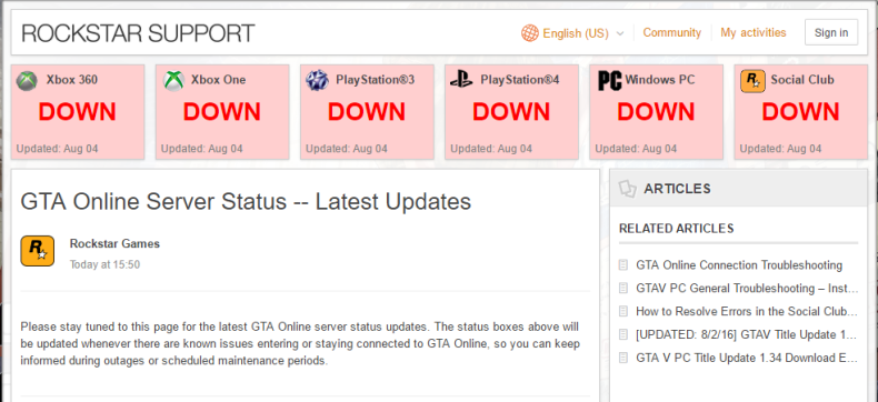 GTA Online Servers