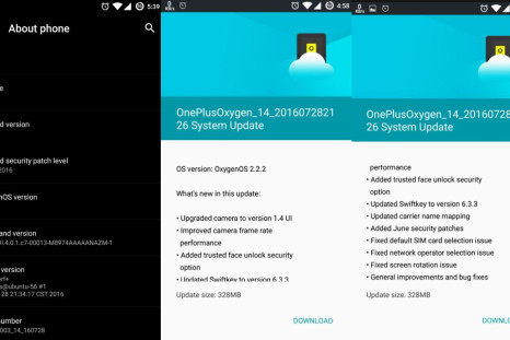 OxygenOS 2.2.2 released OnePlus X