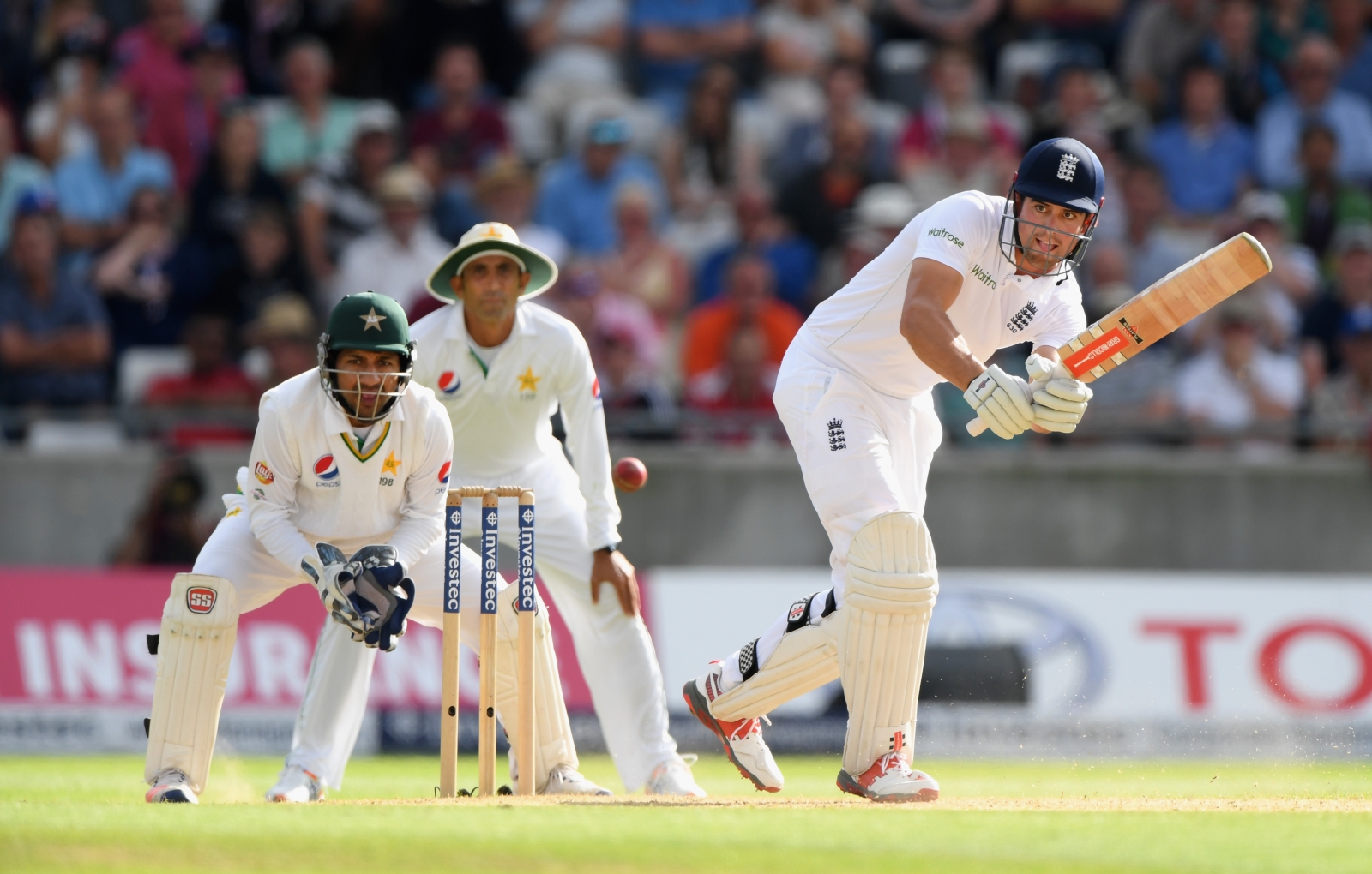 Alastair Cook leads England's fightback on day three at Edgbaston with unbeaten innings