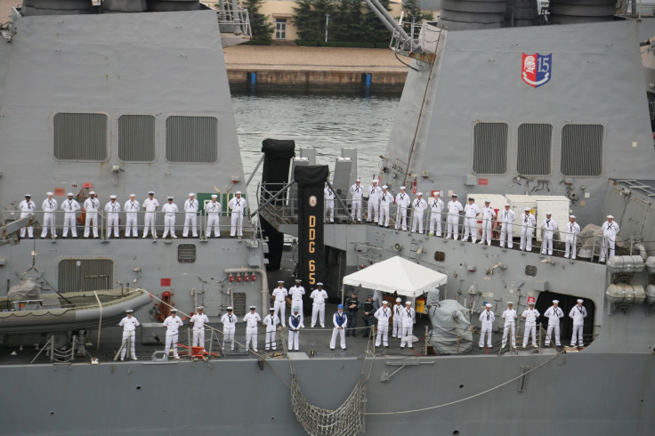 US navy destroyer in China