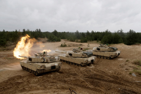 US tanks