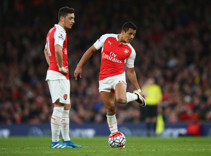 Alexis Sanchez and Mesut Ozil