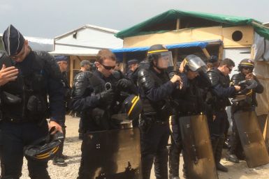 French police raid businesses in Calais jungle