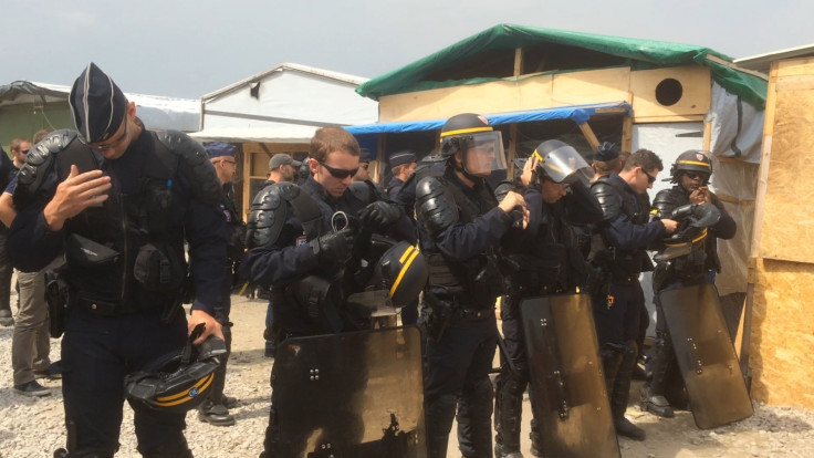 French police raid businesses in Calais jungle