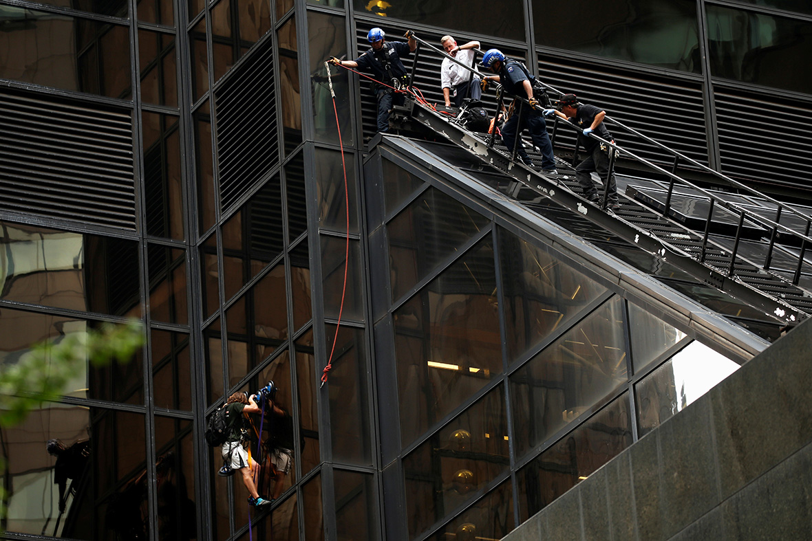 Man climbs Trump Tower