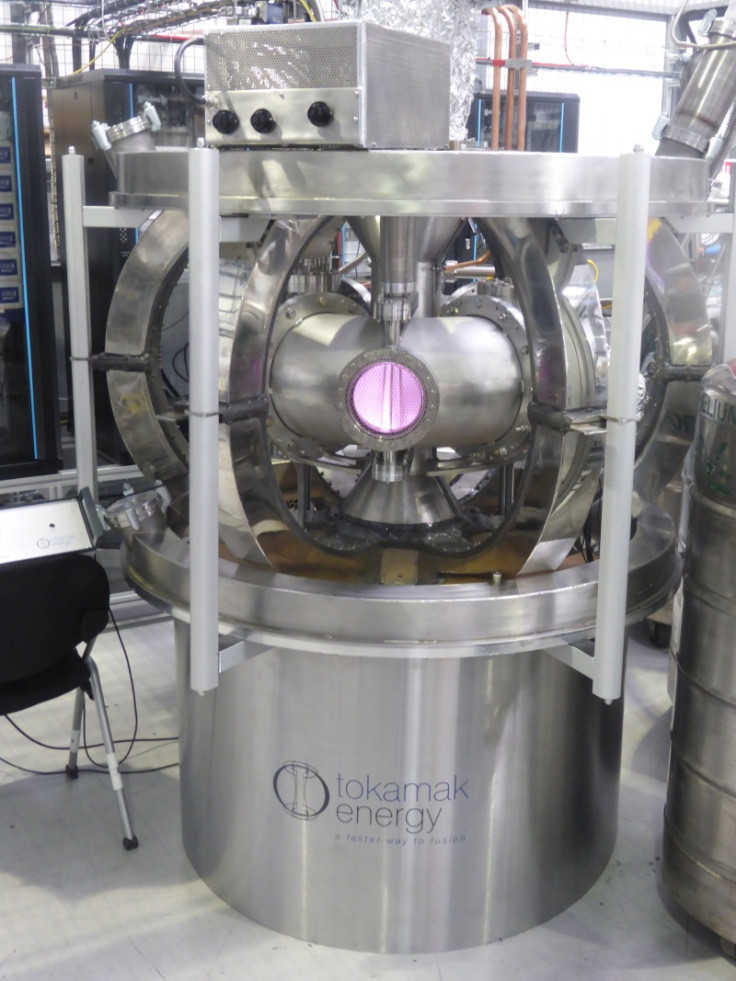 Tokamak Energy's small spherical tokamak.