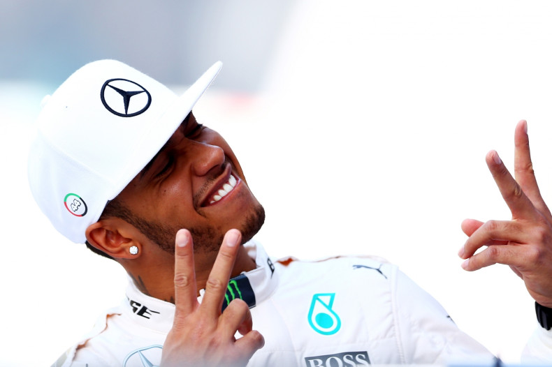Lewis Hamilton at Abu Dhabi F1