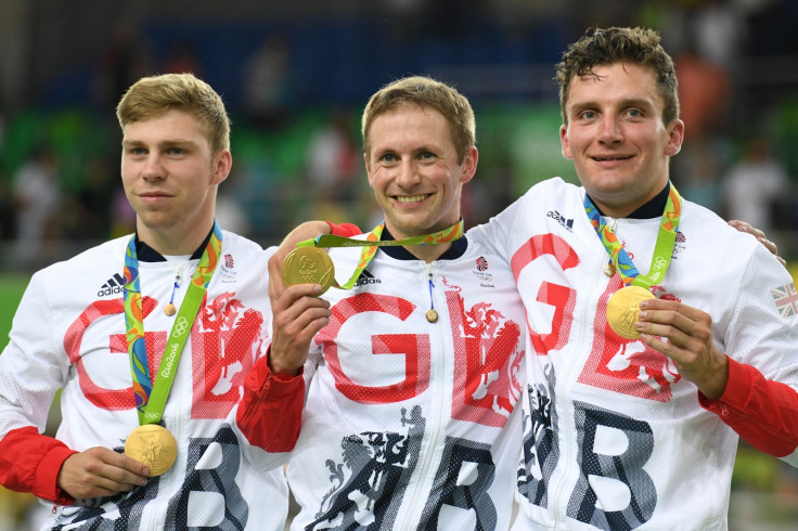 Callum Skinner, Philip Hindes and Jason Kenny 