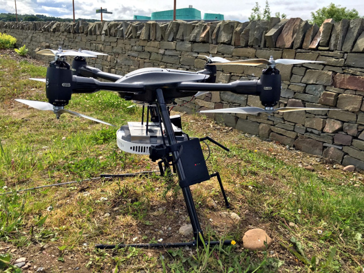 Nokia's quadcopter drone carrying Flexi Zone Pico cell