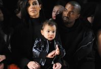Kim Kardashian, North West and Kanye West