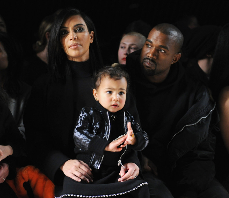 Kim Kardashian, North West and Kanye West