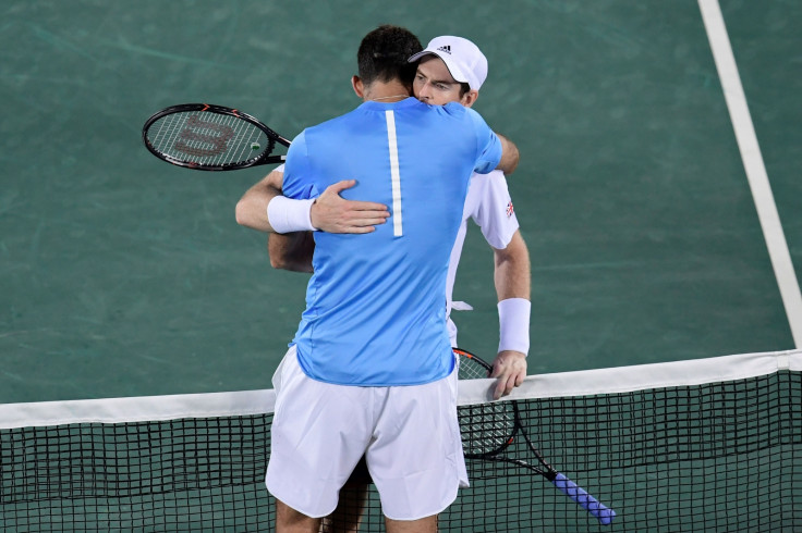 Andy Murray and Juan Martin Del Potro