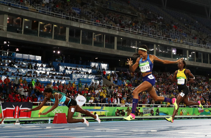 Shaunae Miller and Allyson Felix