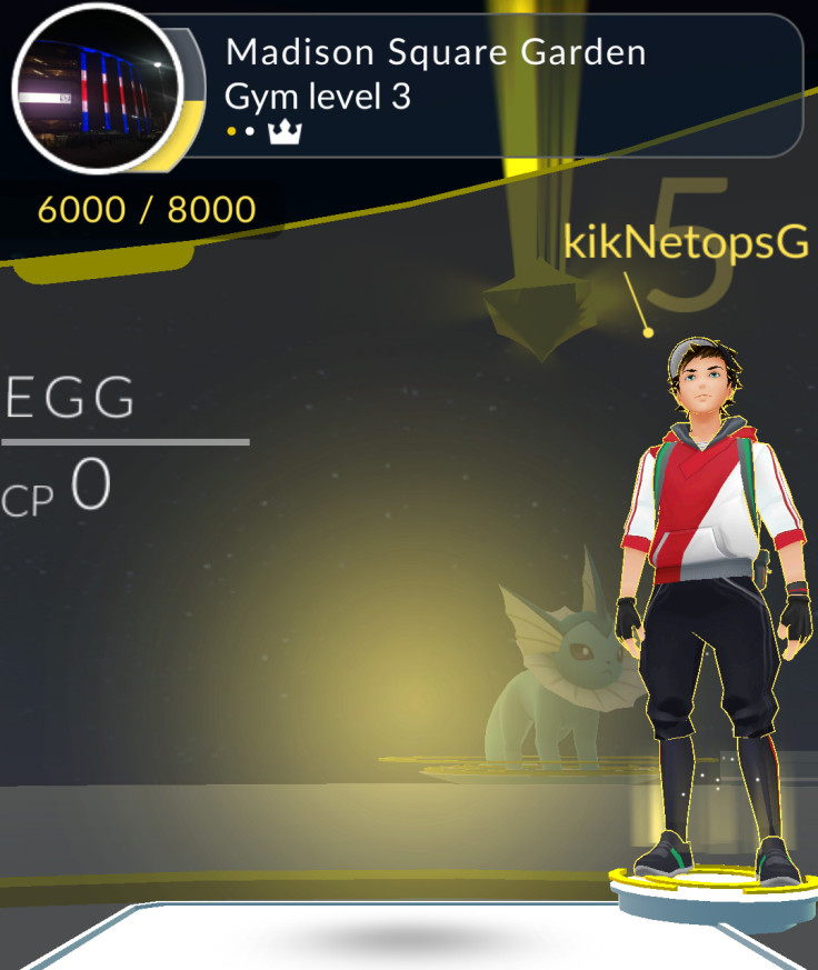 Pokemon Go hacked so egg guards gym
