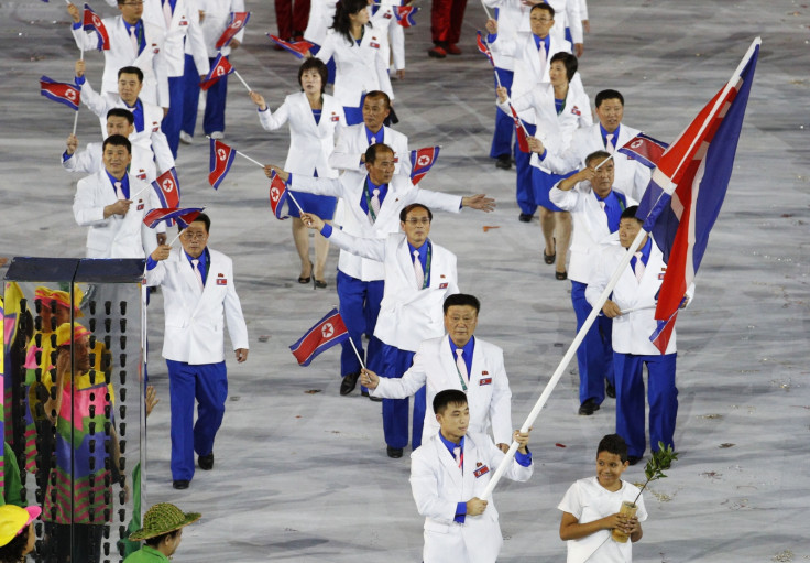 North Korean athletes at Rio 2016 Olympics