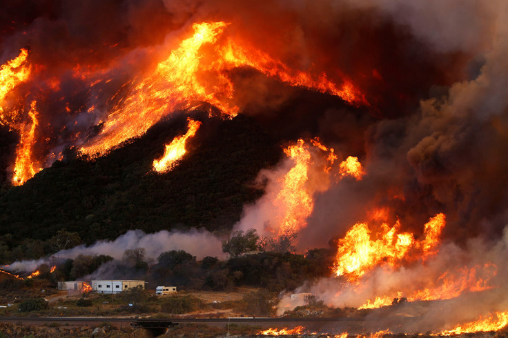 California fire wildfires bluecut