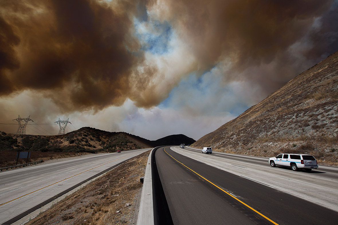 California fire wildfires bluecut