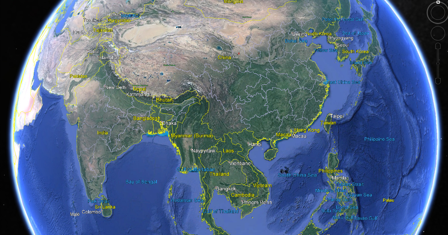 Can Google Earth be used in China?