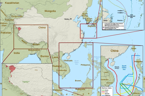 China's disputed territories