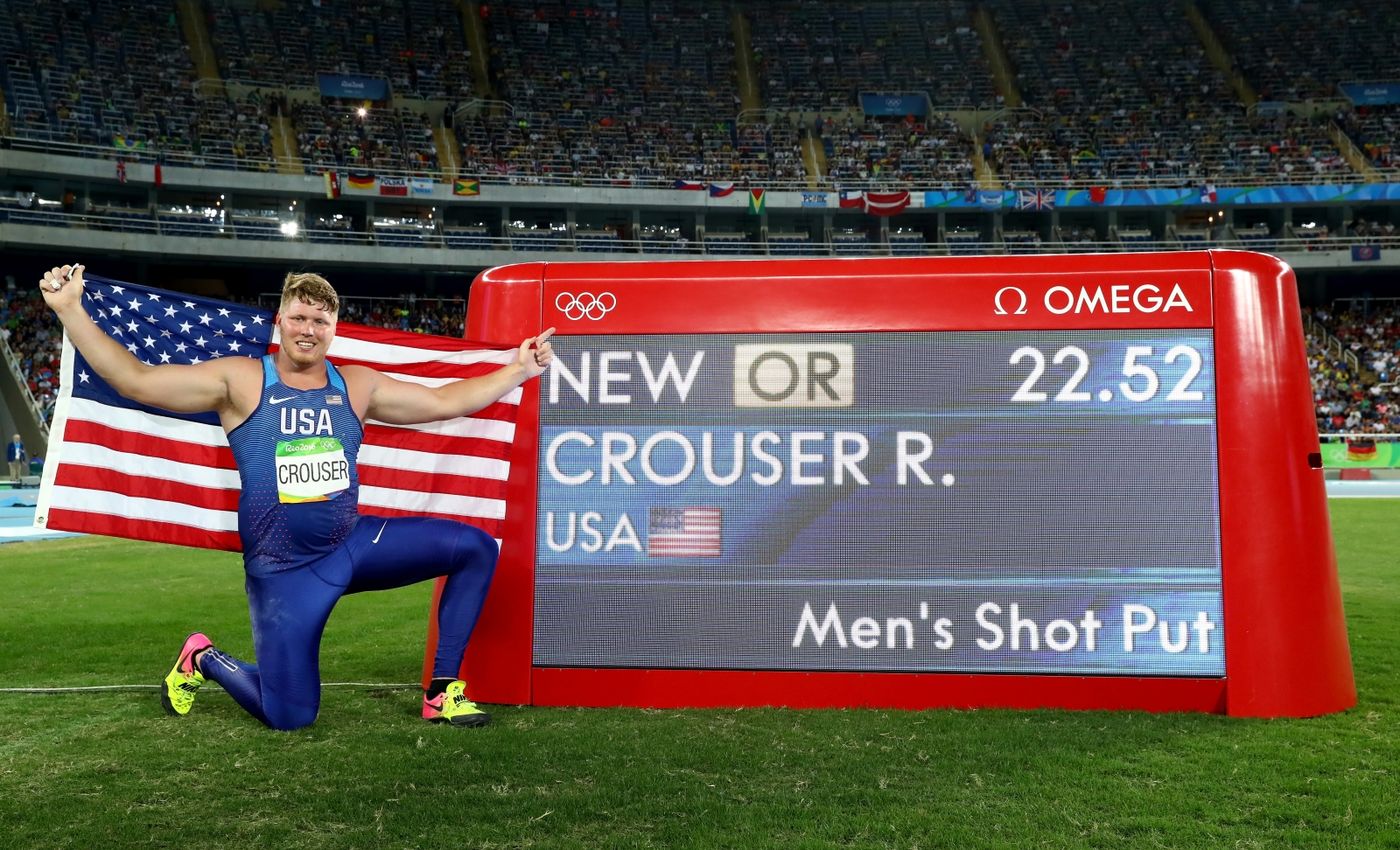 Rio 2016 Olympics: America's Ryan Crouser Wins Men's Shot Put On Record ...