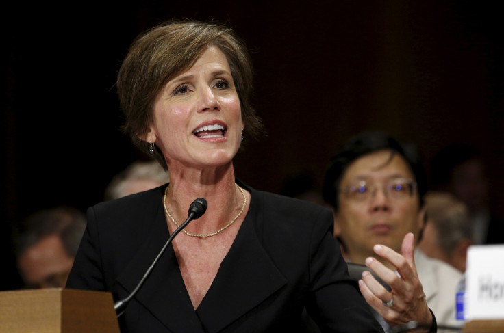 Deputy Attorney General Sally Yates