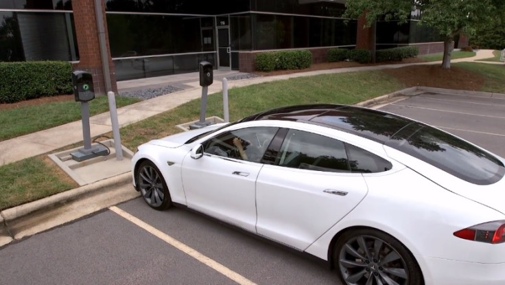 Tesla Model S wireless charger