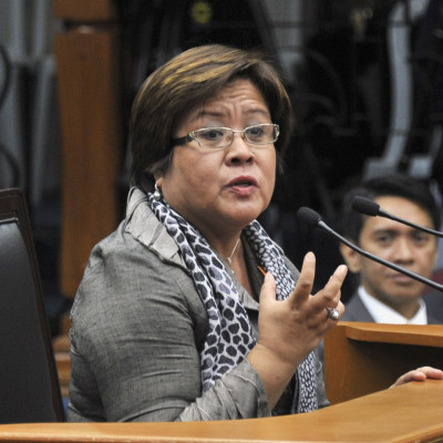 Phillipines senator Leila de Lima