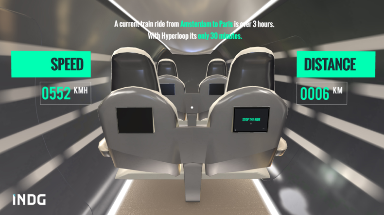 Hyperloop VR app