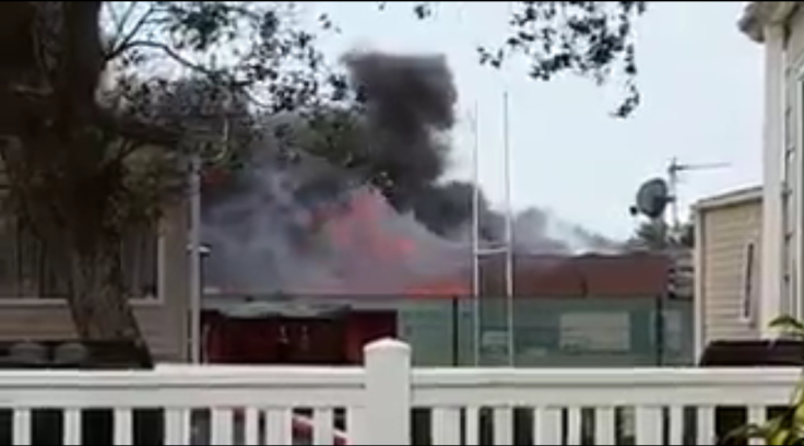 Fire rages at Selsey School