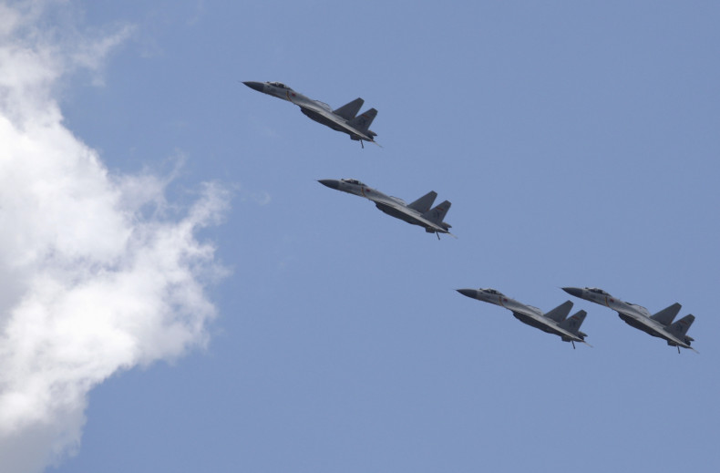 South Korea scrambles jets against China