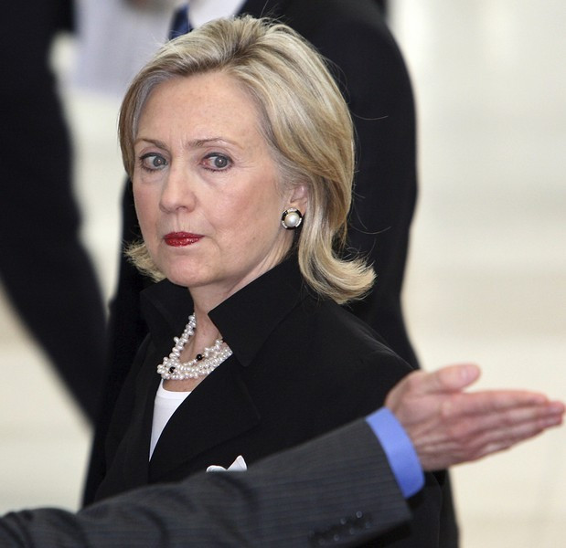 U.S. Secretary of State Hillary Rodham Clinton arrives for the 17th ASEAN Regional Forum (ARF) Retreat meeting in Hanoi July 23, 2010.