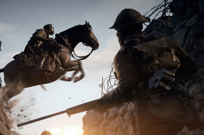 Battlefield 1 horse trench