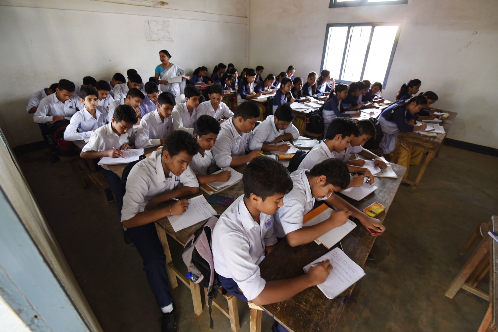 for exam 8 class 4 gets grade nine India: admission in girl year old