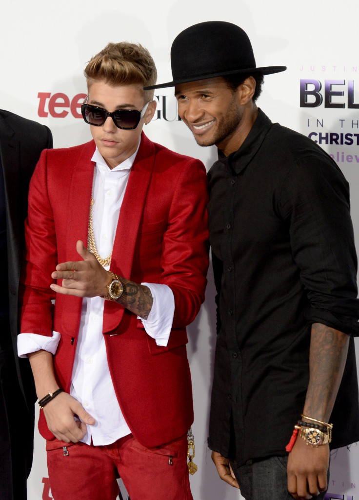 Usher and Justin Bieber