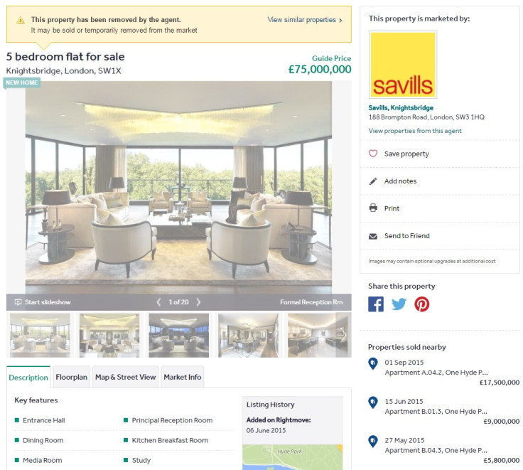 Savills Apartment C.08.1 One Hyde Park Savills Apartment C.08.1 One Hyde Park