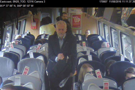 Jeremy Corbyn Virgin Trains