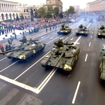Ukraine holds military parade to mark 25th anniversary of independence from Russia