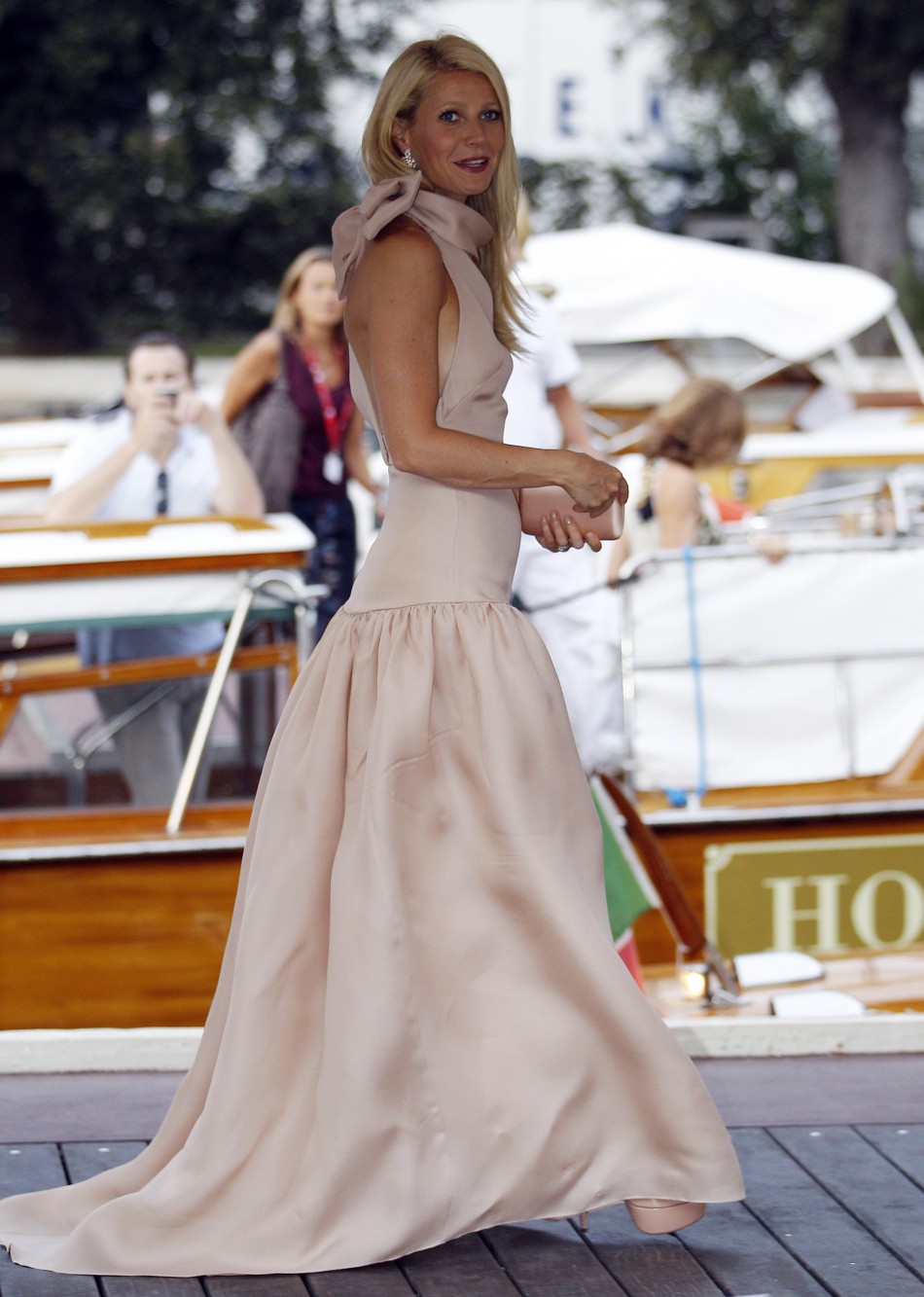 Actress Paltrow arrives on the quotContagionquot red carpet at the 68th Venice Film Festival
