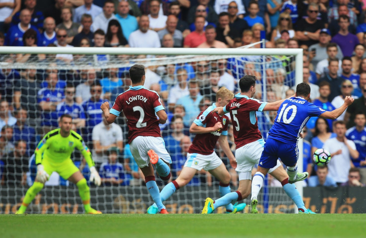 Eden Hazard finds the net