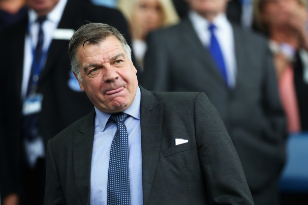 Sam Allardyce watches the game at Goodison Sam Allardyce watches the game at Goodison
