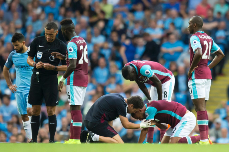 Sergio Aguero and Winston Reid