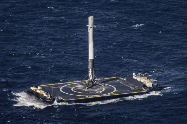 Space X Falcon 9 orbital rocket launch booster