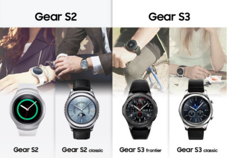 Samsung Gear S2 and Gear S3