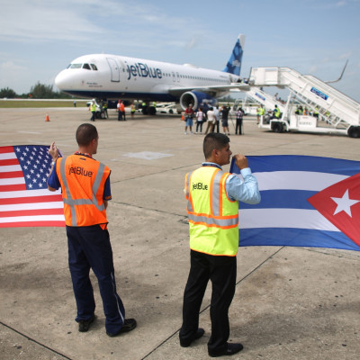 Cuba USA flight August 2016