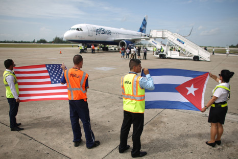 Cuba USA flight August 2016
