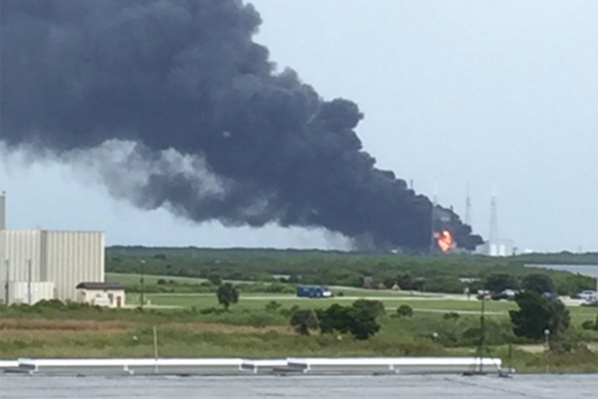 SpaceX explosion